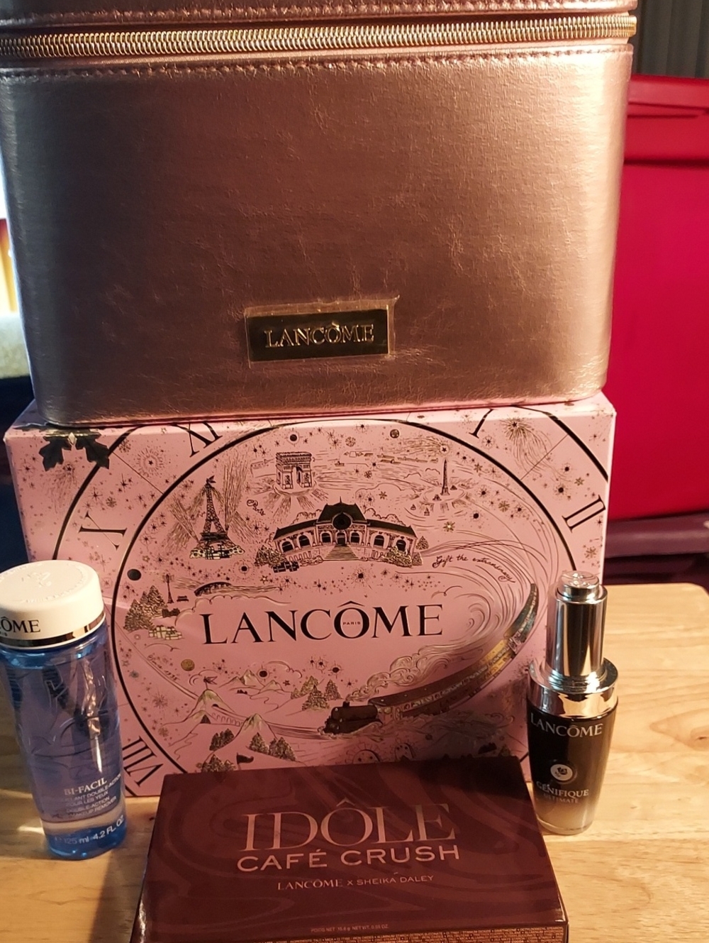 Lancome Gift Set with Rose Gold Case - Women's